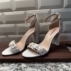 Kate Spade White Heels